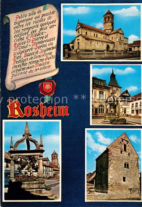 Rosheim Elsass Lothringen Eglise St Pierre et St Paul Place de l’
