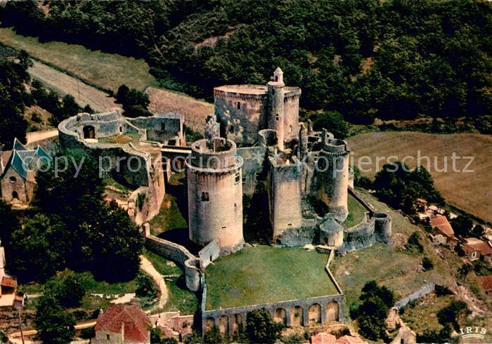 Bonaguil Le Chateau Vue aerienne