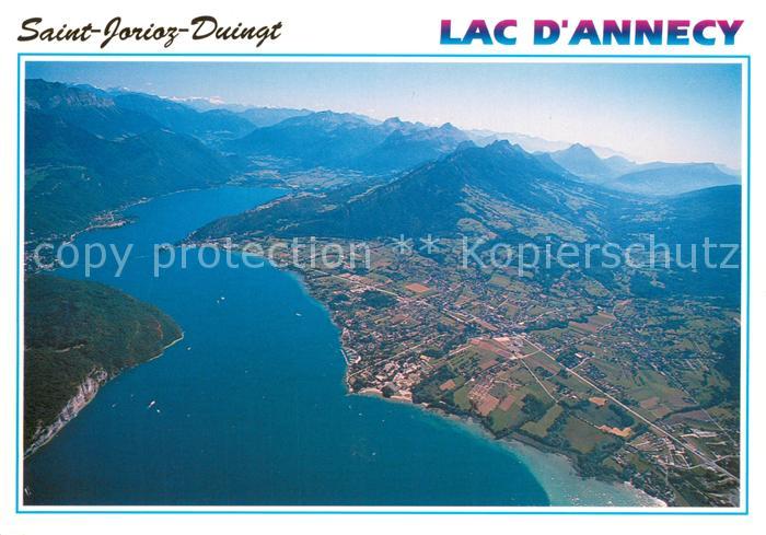 Saint-Jorioz Lac d’Annecy Vue aerienne de Sevrier St Jorioz Duingt Le Roc de Che