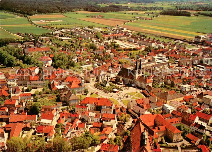 Altoetting Kapellplatz Fliegeraufnahme