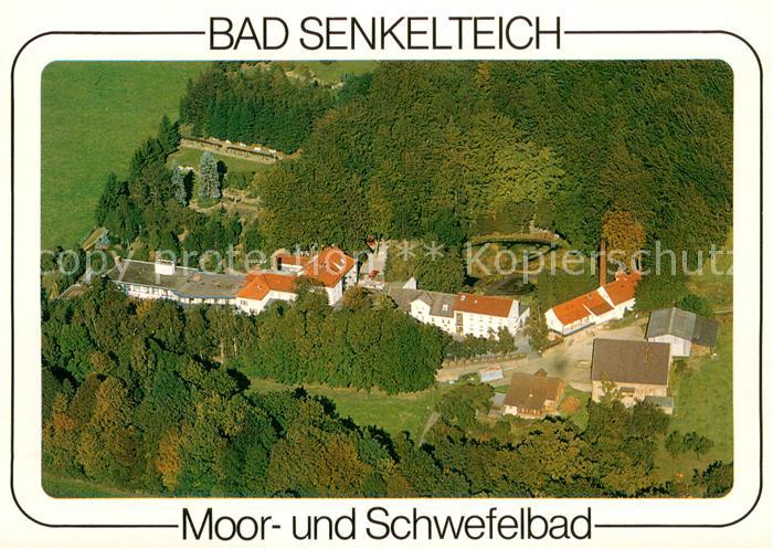 Bad Senkelteich Kursanatorium Moor und Schwefelbad Fliegeraufnahme