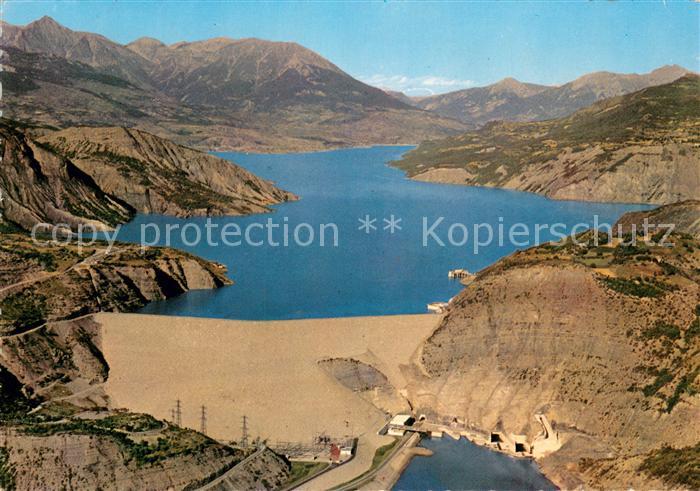 Serre Poncon Barrage et Lac Vue aerienne