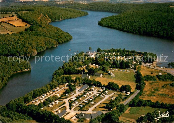 Caurel Cotes-d Armor Les campings et le lac de Guerledan Vue