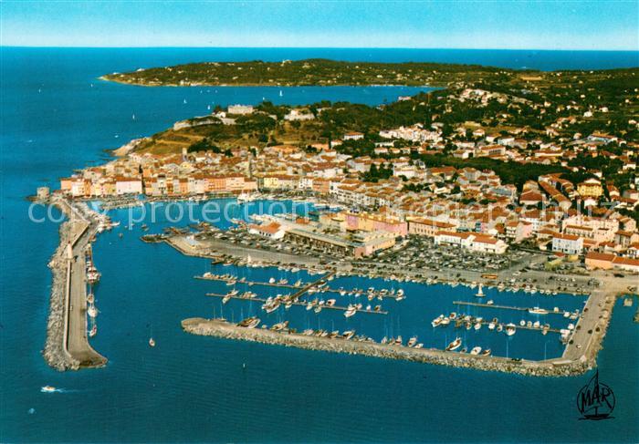 Saint Tropez Var Vue generale aerienne le nouveau Port et la Citadelle