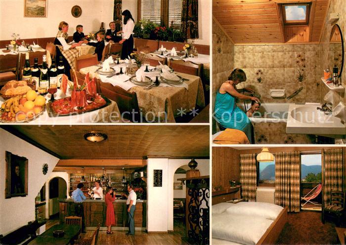 Lajen Suedtirol Pension Andechserhof Gaststube Bar Bad Zimmer