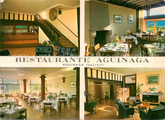 Usurbil Hotel Aguinaga American Bar Esszimmer baskischer Style Wartehalle