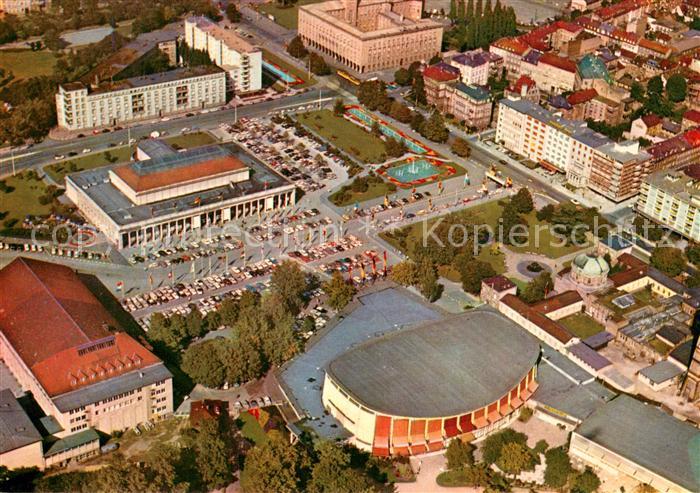 Karlsruhe Baden Festhallenplatz Fliegeraufnahme