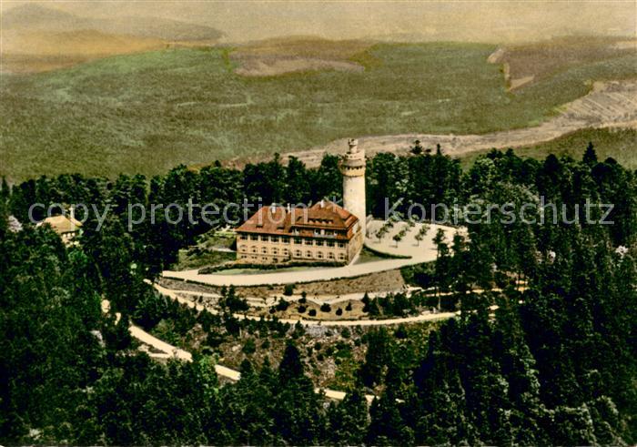 BADEN-BADEN BW Merkur Berghotel Gaststaette Fliegeraufnahme