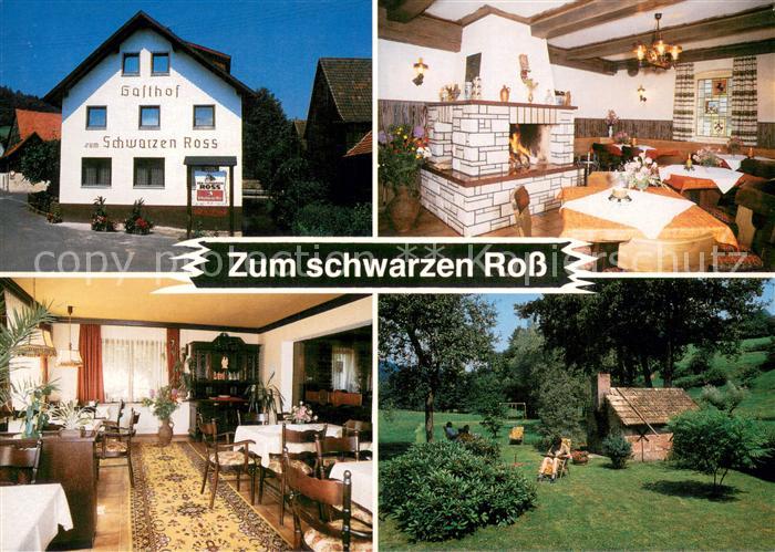 Eckarts Zeitlofs Gasthof Pension Zum schwarzen Ross Kaminzimmer Garten
