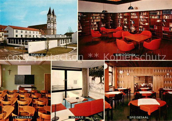 Niederalteich Donau Landvolkshochschule Bibliothek Lehrsaal Speisesaal