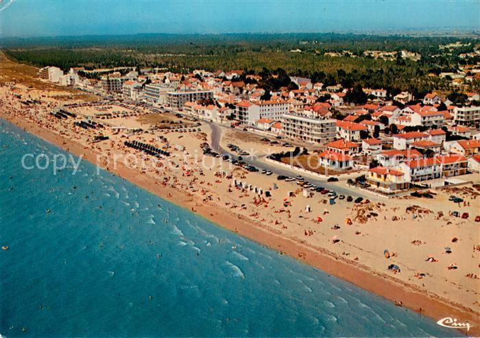 Notre-Dame-de-Monts et la plage vue aérienne