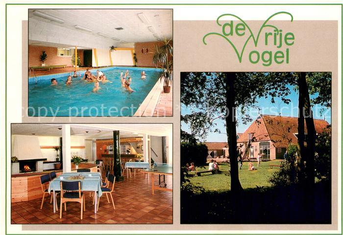 Elsloo Friesland Groepsaccommodatie De Vrije Vogel Hallenbad Garten Gastraum