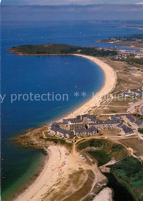 Arzon Terrasses de Kerjouanno Plage du Fogeo vue aérienne