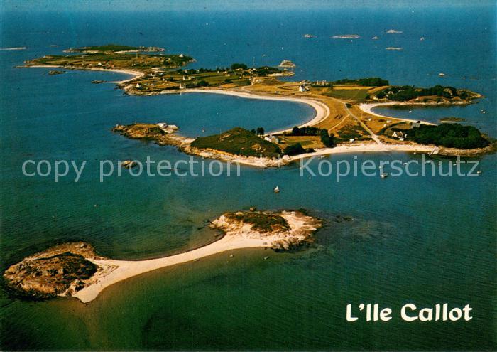 Carantec Ile Callot vue aérienne