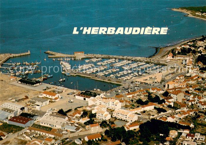 L Herbaudiere Vue aérienne du port