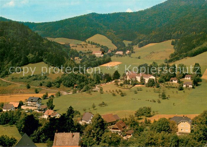 Glottertal Kurklinik Glotterbad Fliegeraufnahme