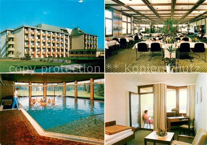 Bad Krozingen Breisgau-Klinik Speisesaal Hallenbad Patientenzimmer