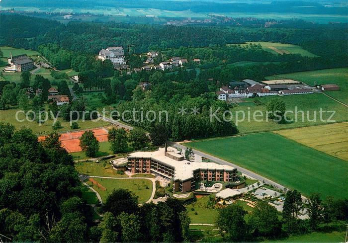 Bad Salzhausen Haus am Landgrafenteich Erholungsheim Fliegeraufnahme