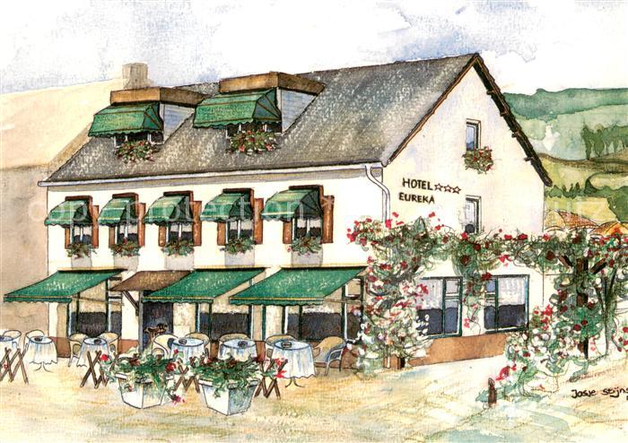 Epen Niederlande Hotel Restaurant Eureka Kuenstlerkarte