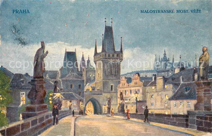 Praha Prahy Prague Malostranske Most Veze
