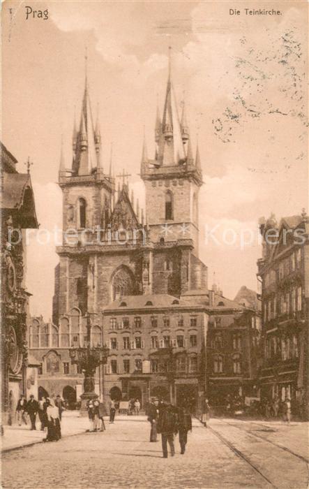 Prag  Prahy Prague Die Teinkirche