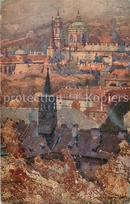 Mala Strana Praha Petit Cote  Aquarell