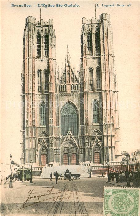 Bruxelles Bruessel Eglise Ste Gudule