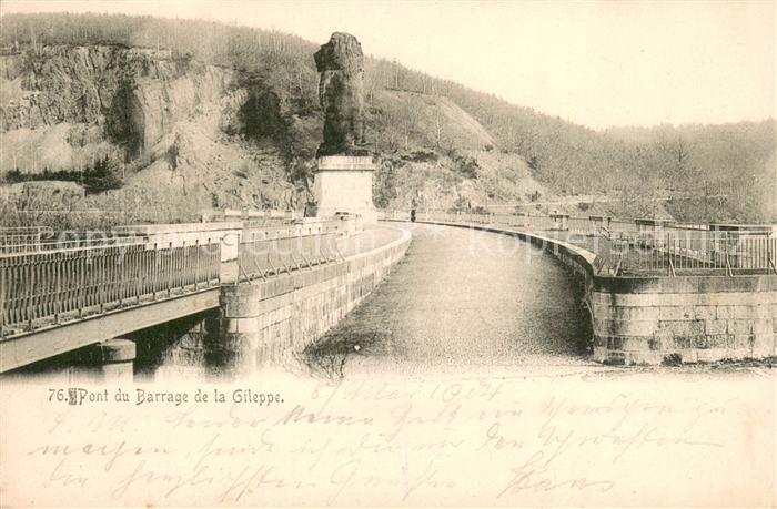 La Gileppe Pont du Barrage de la Gileppe
