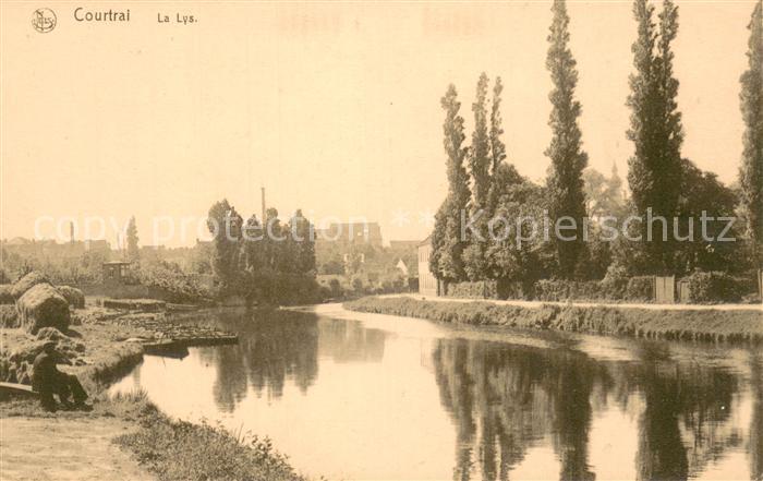 Courtrai KORTRIJK Flandre Belgie La Lys