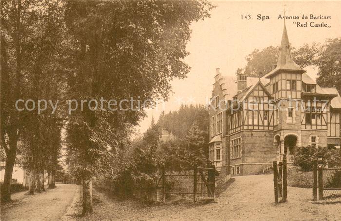 Spa Francorchamps Avenue de Barisart Red Castle