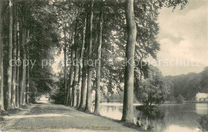 Tervueren Avenue de l’Imperatrice dans le parc