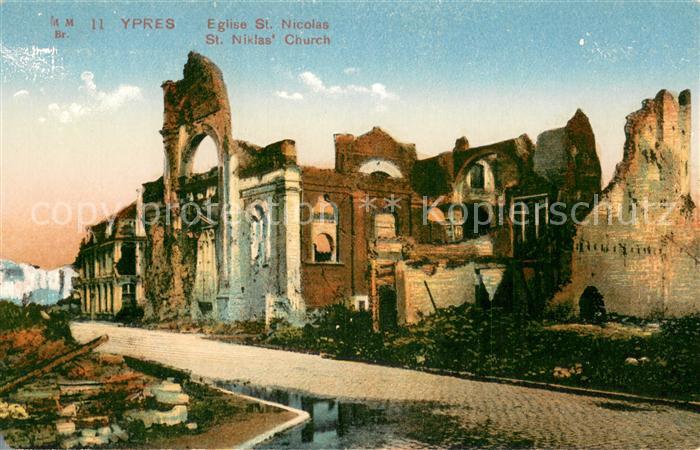 Ypres Ypern Ieper Eglise St Nicolas