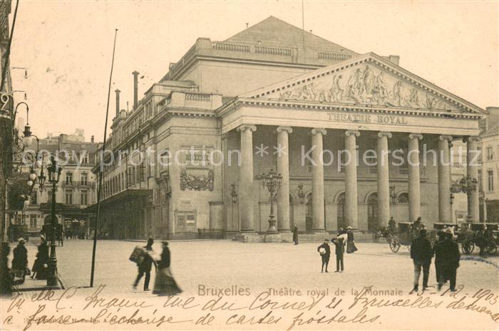Bruxelles Bruessel Theatre royal de la Monnaie