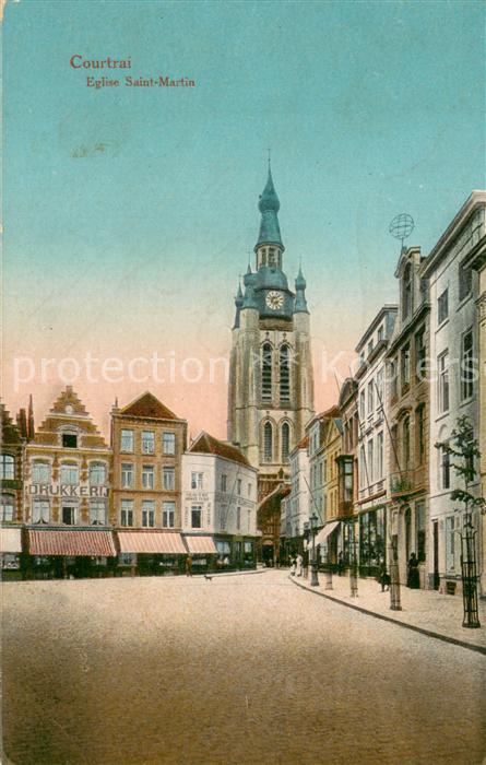 Courtrai KORTRIJK Flandre Belgie Eglise Saint Martin