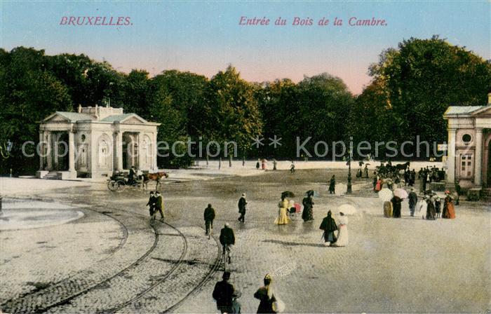 Bruxelles Bruessel Entree du Bois de la Cambre
