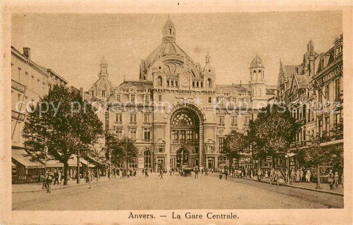 Anvers Antwerpen La Gare Centrale