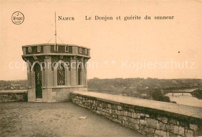 Namur sur Meuse Le Donjon et guerite du sonneur