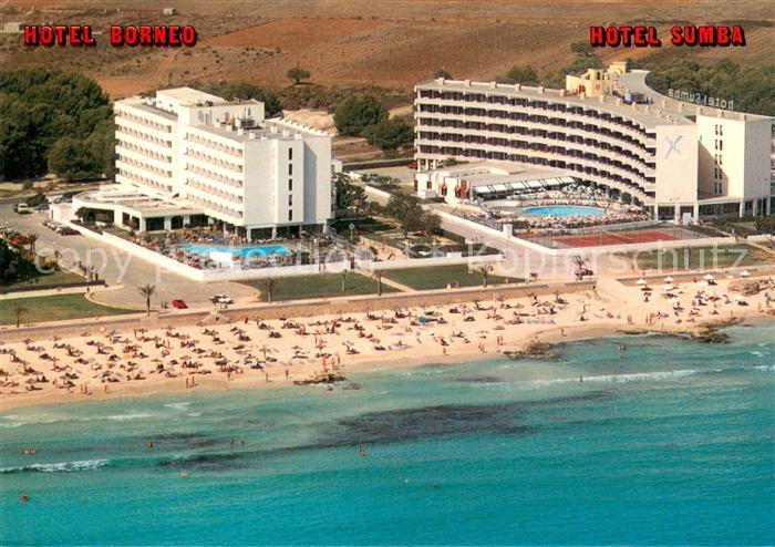 Cala Millor Mallorca Hotel Borneo Hotel Sumba Fliegeraufnahme