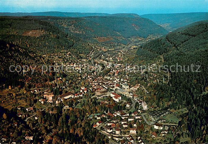 Wildbad Schwarzwald Fliegeraufnahme