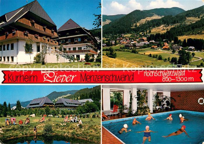 Menzenschwand Kurheim Pieper Hallenbad Badeteich Panorama