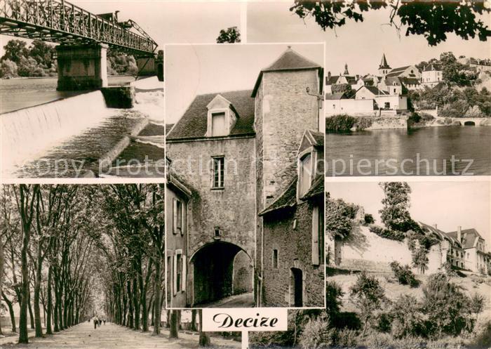 Decize Le Barrage Vue generale Porte du Marquis d’Anere Promenades Ruines du Cha