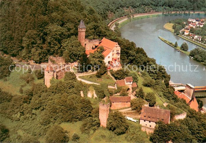 Hirschhorn Neckar Fliegeraufnahme