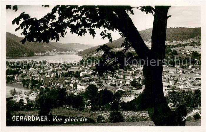 Gerardmer Vosges Vue Generale et le lac