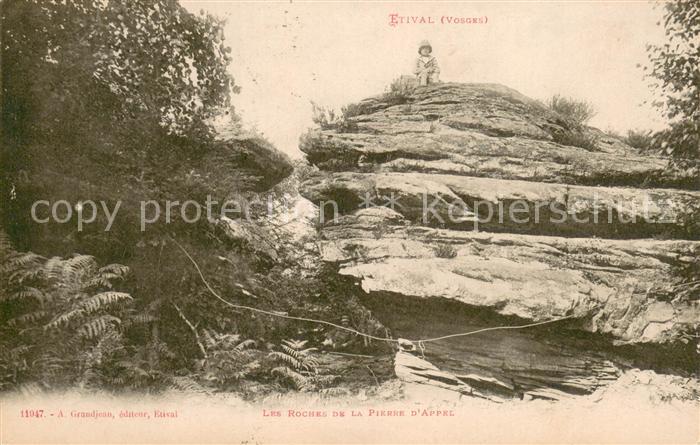 Etival-Clairefontaine 88 Vosges Les Rochers de la Pierre d_Appel
