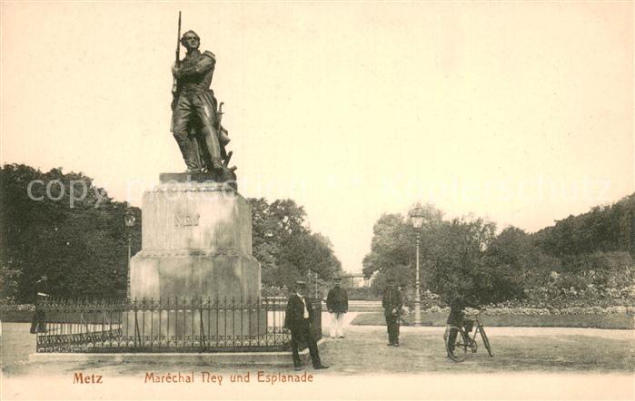 Metz  57 Moselle Monument Maréchal Mey et l'Esplanade