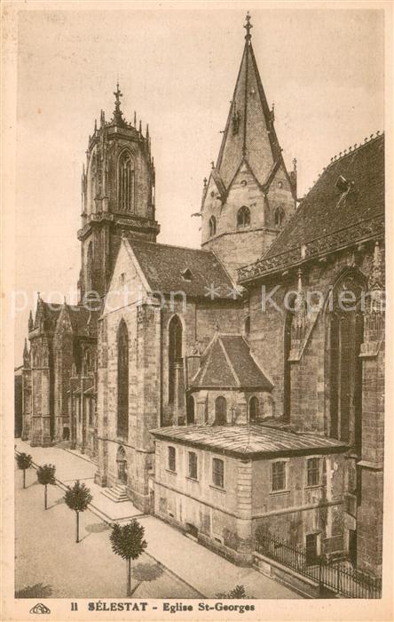 Selestat 67 Schlettstast Eglise Saint Georges