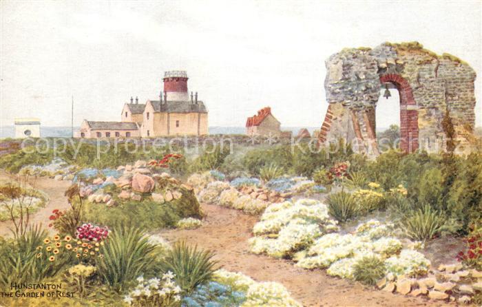 Hunstanton Garden of Rest Painting Kuenstlerkarte