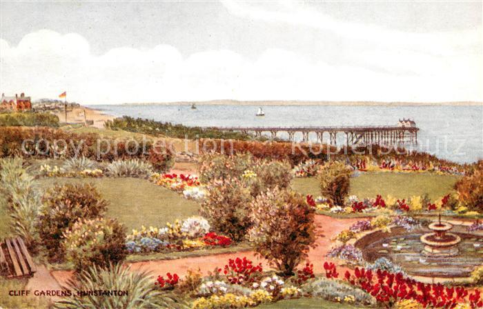 Hunstanton Cliff gardens Painting Kuenstlerkarte