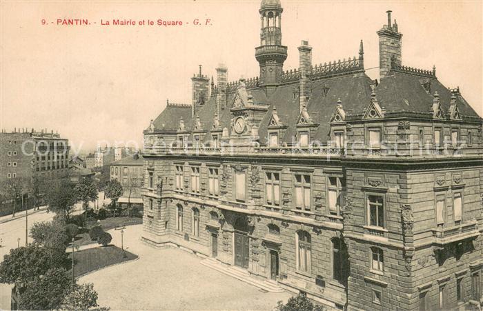 Pantin La Mairie et le Square