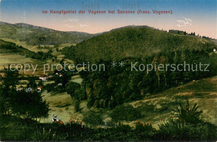 Senones Vosges Kampfgebiet der Vogesen 1. Weltkrieg